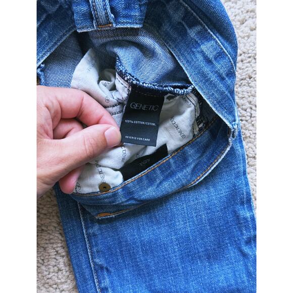 Genetic Denim Alexa Slim Boyfriend Jeans Blue Size 25 Casual Luxe Classic Fall - Picture 3 of 4